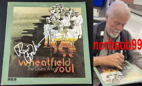 RANDY BACHMAN SIGNED THE GUESS WHO WHEATFIELD SOUL VINYL EXACT PROOF BECKETT COA COLLECTIBLE MEMORABILIA