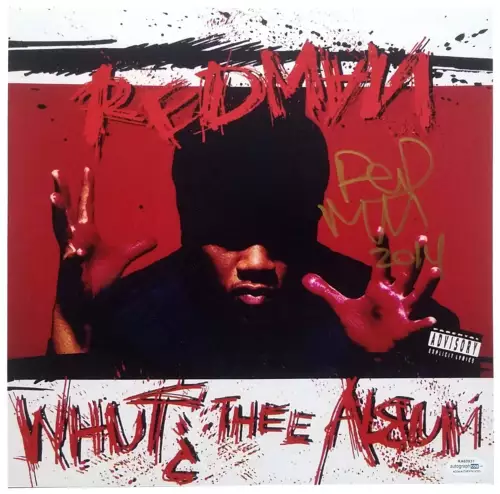 REDMAN AUTOGRAPHED SIGNED WHUT? THEE 12×12 ALBUM FLAT ACOA COLLECTIBLE MEMORABILIA