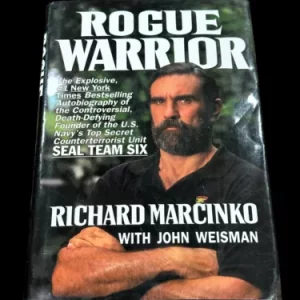 Richard Dick Marcinko US Navy Seal Team 6 Rogue Warrior Signed Autograph Book