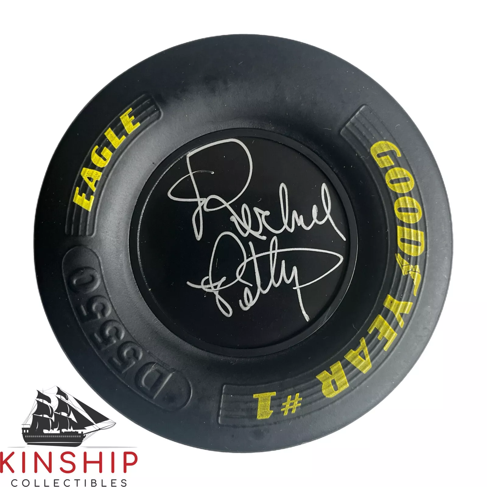 Richard Petty signed Goodyear Mini Tire JSA COA Nascar Daytona Auto Rare T48