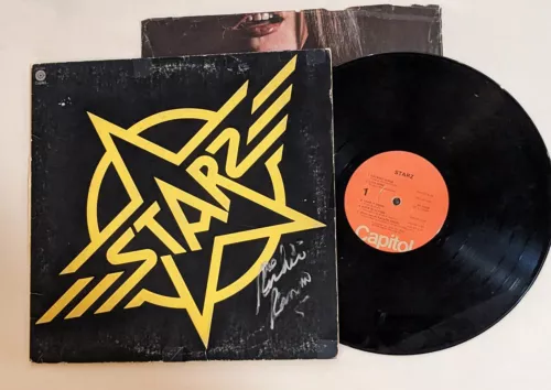 RICHIE RANNO OF STARZ BAND REAL SIGNED SELF-TITLED VINYL RECORD COA AUTOGRAPHED COLLECTIBLE MEMORABILIA