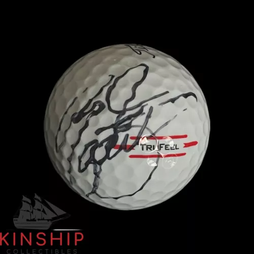 RICKIE FOWLER SIGNED WASTE MANAGEMENT LOGO GOLF BALL JSA COA MASTERS AUTO A3062 COLLECTIBLE MEMORABILIA
