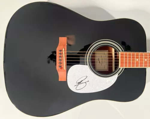 Riley Green JSA Autograph Signed Guitar Epiphone Acoustic