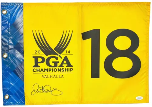 RORY MCILROY SIGNED 2014 PGA CHAMPIONSHIP GOLF FLAG VALHALLA US OPEN MASTERS JSA COLLECTIBLE MEMORABILIA