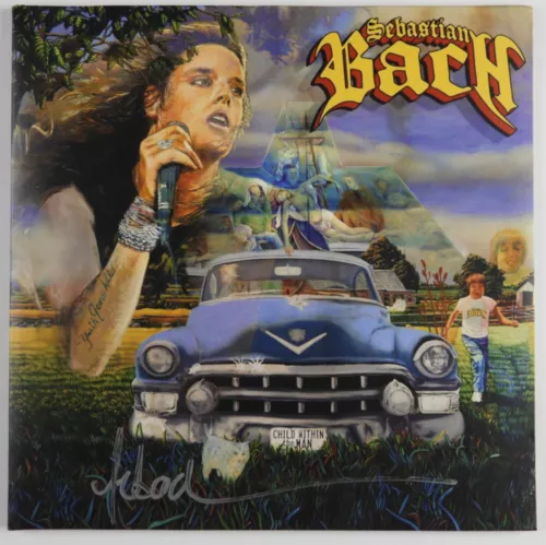 SEBASTIAN BACH JSA SIGNED AUTOGRAPH RECORD ALBUM VINYL SKID ROW COLLECTIBLE MEMORABILIA