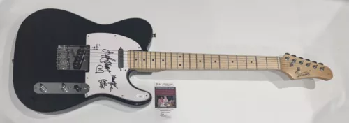 SIXPENCE NONE THE RICHER SIGNED ELECTRIC GUITAR LEIGH NASH MATT SLOCUM 4 JSA COA COLLECTIBLE MEMORABILIA