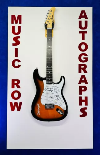 STEPHEN STILLS FURAY MESSINA BUFFALO SPRINGFIELD SIGNED AUTO ELECTRIC GUITAR JSA COLLECTIBLE MEMORABILIA