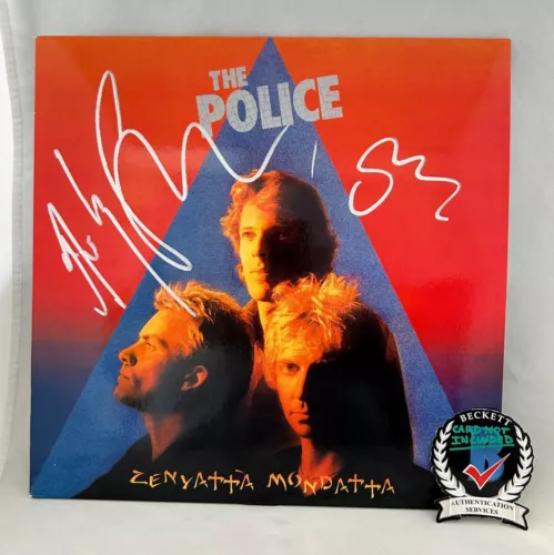 The Police Signed Zenyatta Mondatta Album Beckett COA Autographed Vinyl Record The Police Signed Zenyatta Mondatta Album Beckett COA Autographed Vinyl Record