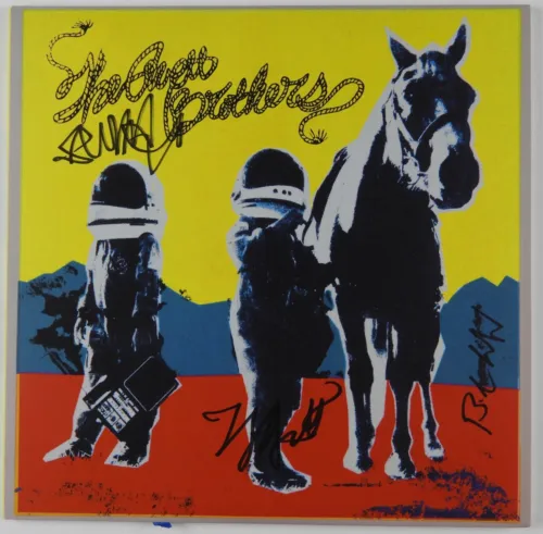 THE AVETT BROTHERS JSA AUTOGRAPH SIGNED ALBUM VINYL RECORD EMOTIONALISM COLLECTIBLE MEMORABILIA
