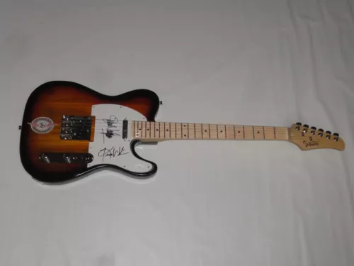 THE FABULOUS THUNDERBIRDS SIGNED GUITAR JIMMIE VAUGHAN KIM WILSON JSA COA