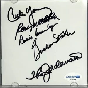 THE JORDANAIRES Signed Auto CD "A Tribute To Elvis' Favorite Spirituals" ACOA