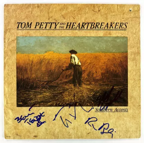 TOM PETTY AND THE HEARTBREAKERS X4 SIGNED AUTOGRAPH ALBUM VINYL RECORD – BECKETT COLLECTIBLE MEMORABILIA