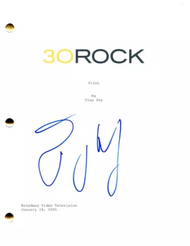 Tracy Morgan Signed Autograph 30 Rock Full Pilot Script Screenplay ...