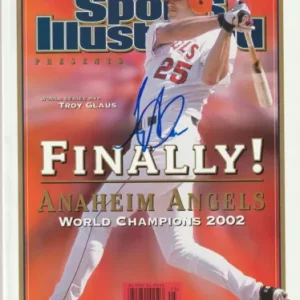 TROY GLAUS Signed 11/6/02 SPORTS ILLUSTRATED Beckett Auth (NO Label)
