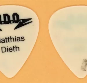 U.D.O. Matthias Dieth Vintage Guitar Pick - 1987 Animal House Tour