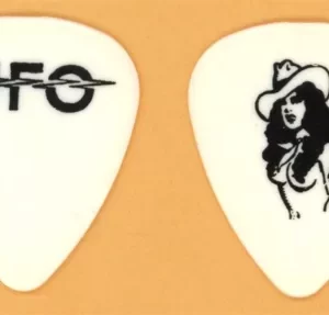 UFO Tommy McClendon Vintage Guitar Pick - 1985 Misdemeanor Tour