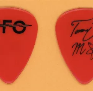 UFO Tommy McClendon Vintage Guitar Pick - 1985 Misdemeanor Tour