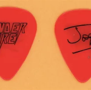 Under Fire Joseph Shreve Vintage Guitar Pick - 1991 Flames Tour