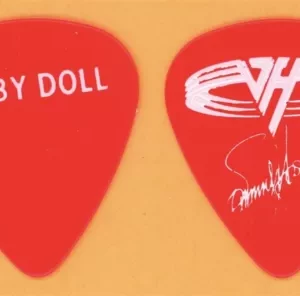Van Halen Sammy Hagar Vintage Guitar Pick - 1993 Right Here Right Now Tour