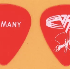 Van Halen Sammy Hagar Vintage Guitar Pick - 1993 Right Here Right Now Tour