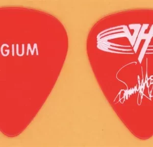 Van Halen Sammy Hagar Vintage Guitar Pick - 1993 Right Here Right Now Tour