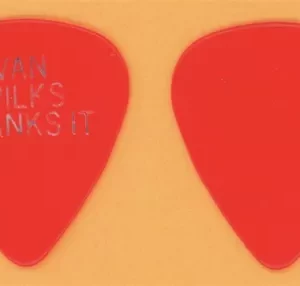 Van Wilks Spanks It Vintage Tour Guitar Pick