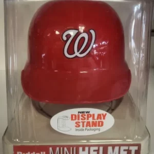 WASHINGTON NATIONALS MLB TEAM LOGO RIDDELL UNSIGNED MINI HELMET W/BOX