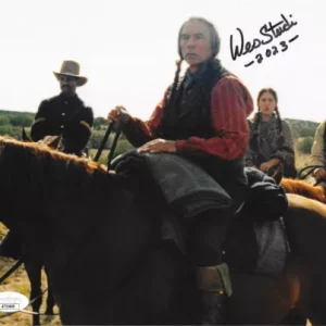 Wes Studi signed Hostiles 8x10 photo autographed Chief Yellow Hawk JSA