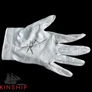 Xander Schauffele signed Match Issued Golf Glove JSA COA Masters Auto Z1728