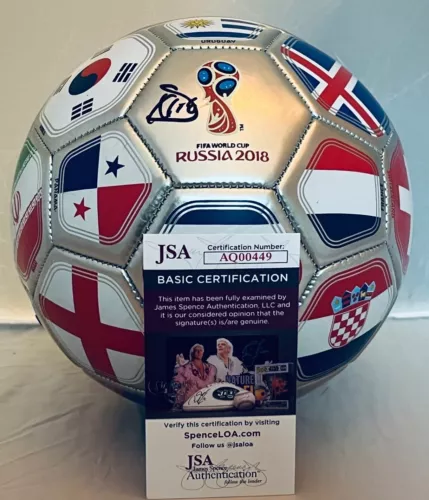 Xherdan Shaqiri Switzerland signed 2018 World Cup Full Size Soccer Ball JSA