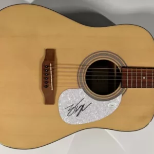 Zach Top JSA Autograph Signed Guitar Epiphone Acoustic