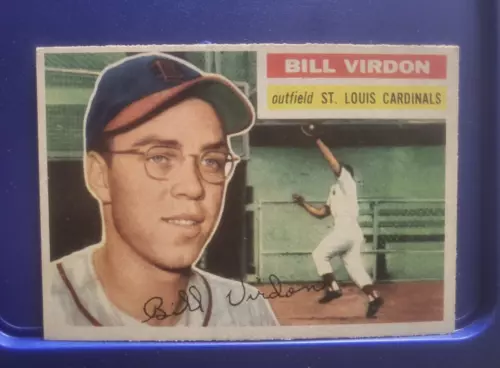1956 TOPPS BILL VIRDON ST. LOUIS CARDINALS #170 ROOKIE RC CARD VINTAGE