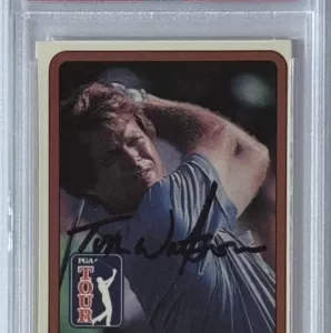 1981 81 DONRUSS GOLF PGA TOUR TOM WATSON SIGNED CARD PSA DNA COA AUTOGRAPHED
