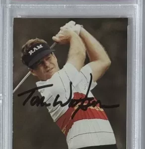 1991 PRO SET GOLF PGA TOUR TOM WATSON SIGNED CARD PSA DNA CERTIFIED AUTOGRAPHED