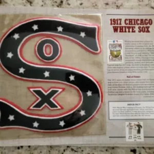 1994 COOPERSTOWN COLLECTION 1917 CHICAGO WHITE SOX EMBLEM PATCH WILLABEE WARD