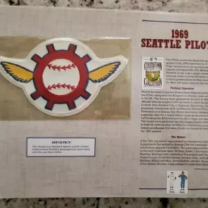 1994 COOPERSTOWN COLLECTION 1969 SEATTLE PILOTS EMBLEM PATCH WILLABEE WARD