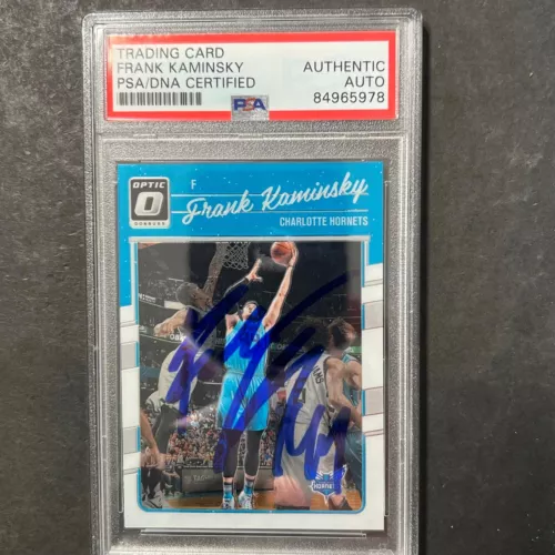 2016-17 PANINI DONRUSS OPTIC #46 FRANK KAMINSKY SIGNED CARD AUTO PSA SLABBED RC COLLECTIBLE MEMORABILIA