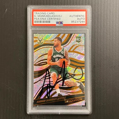 2020-2021 PANINI PRIZM #142 SANDRO MAMUKELASHVILI SIGNED CARD AUTO PSA/DNA SLABB COLLECTIBLE MEMORABILIA