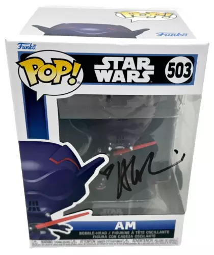 ALISON BRIE SIGNED FUNKO POP STAR WARS VISIONS AM #503 AUTOGRAPH BECKETT COA COLLECTIBLE MEMORABILIA