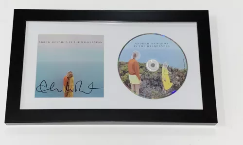 ANDREW MCMAHON SIGNED FRAMED IN THE WILDERNESS CD PROOF RARE COLLECTIBLE MEMORABILIA
