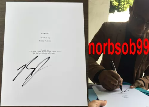 BARRY JENKINS SIGNED AUTOGRAPH MOONLIGHT FULL SCRIPT W/EXACT PROOF & BECKETT COA COLLECTIBLE MEMORABILIA