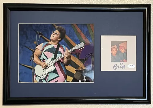 BRITTANY HOWARD SIGNED AUTO FRAMED JAMIE GRAMMY CD COVER PSA/DNA 12×18 FRAME COLLECTIBLE MEMORABILIA