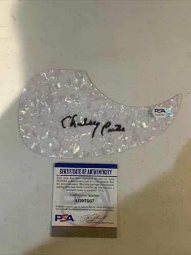 CHARLEY PRIDE SIGNED AUTOGRAPH ACOUSTIC PICKGUARD GUITAR PSA COA COUNTRY LEGEND