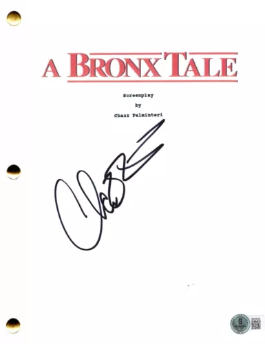 CHAZZ PALMINTERI SIGNED A BRONX TALE FULL SCRIPT AUTHENTIC AUTOGRAPH BECKETT COLLECTIBLE MEMORABILIA