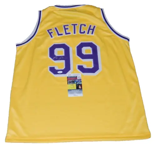 CHEVY CHASE SIGNED (FLETCH) LOS ANGELES LAKERS CUSTOM #99 BASKETBALL JERSEY JSA COLLECTIBLE MEMORABILIA