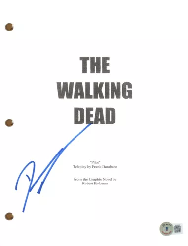 DANAI GURIRA SIGNED THE WALKING DEAD PILOT SCRIPT AUTOGRAPH MICHONNE BECKETT COA COLLECTIBLE MEMORABILIA