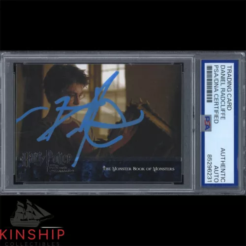 DANIEL RADCLIFFE SIGNED ARTBOX TRADING CARD PSA DNA SLAB HARRY POTTER AUTO C3282 COLLECTIBLE MEMORABILIA