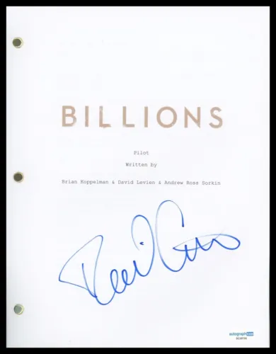 DAVID COSTABILE “BILLIONS” AUTOGRAPH SIGNED COMPLETE PILOT EPISODE SCRIPT ACOA COLLECTIBLE MEMORABILIA