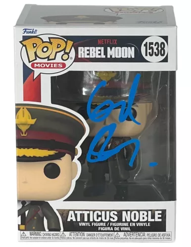 ED SKREIN SIGNED FUNKO POP REBEL MOON ATTICUS NOBLE 1538 AUTOGRAPH BECKETT COA COLLECTIBLE MEMORABILIA