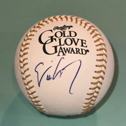 ERIC CHAVEZ (OAKLAND A’S) SIGNED OFFICIAL GOLD GLOVE BASEBALL BECKETT (BAS) COLLECTIBLE MEMORABILIA